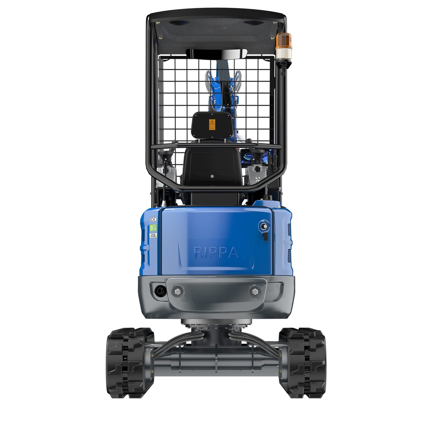 Rippa R18 PRO vista posteriore